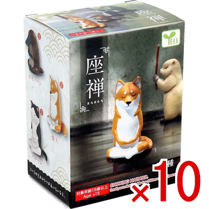 【10点まとめ買い】フィギュア 座禅 1個入 × 10点 1~5のどれか1つが入っているよ! 全5種。 【送料込み】