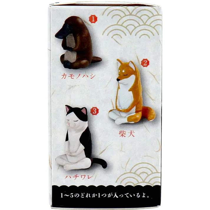 【10点まとめ買い】フィギュア 座禅 1個入 × 10点 1~5のどれか1つが入っているよ! 全5種。 【送料込み】