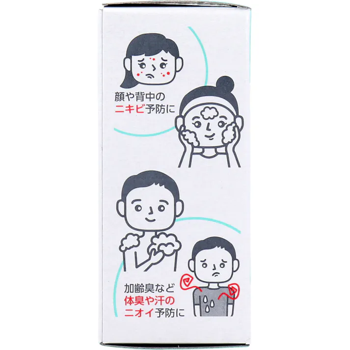 【30点まとめ買い】薬用アクネケアソープ 80g × 30点 顔や背中のニキビ予防に、加齢臭など体臭や汗のニオイ予防に。 殺菌×消毒。 【送料込み】