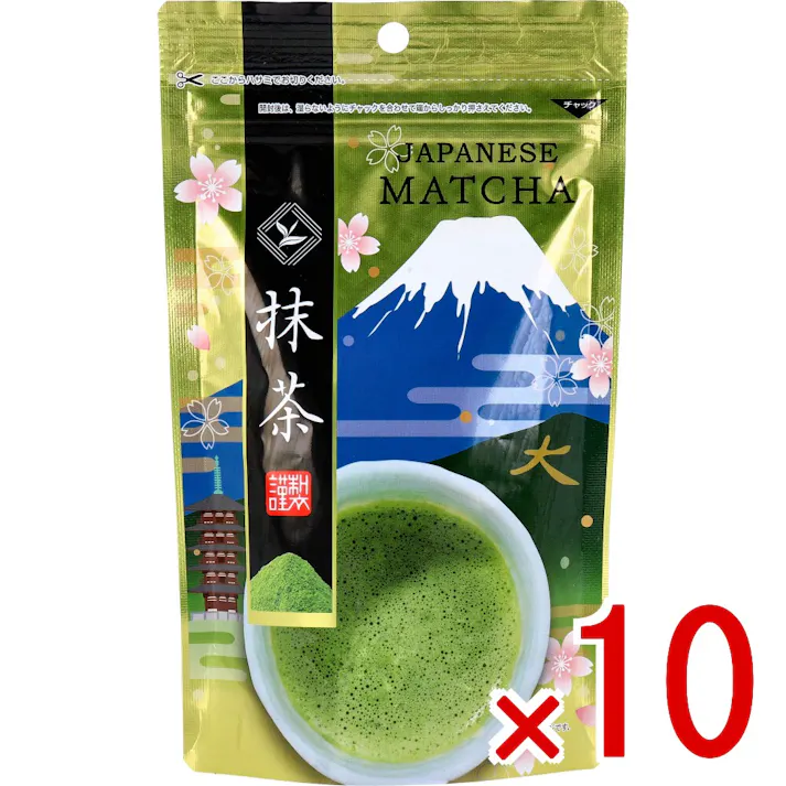 【10点まとめ買い】※国産抹茶 100g × 10点 JAPANESE MATCHA。 【送料込み】