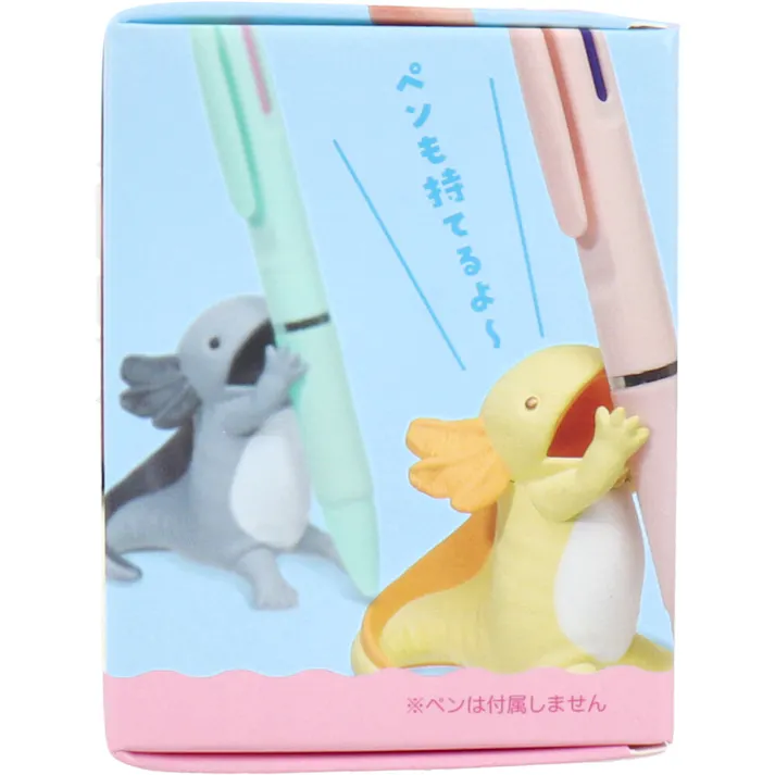 【10点まとめ買い】フィギュア パクッと!ウーパールーパー 1個入 × 10点 パクッ!ごはん~・・・? ペンも持てるよ~。※ペンは付属しません。 【送料込み】