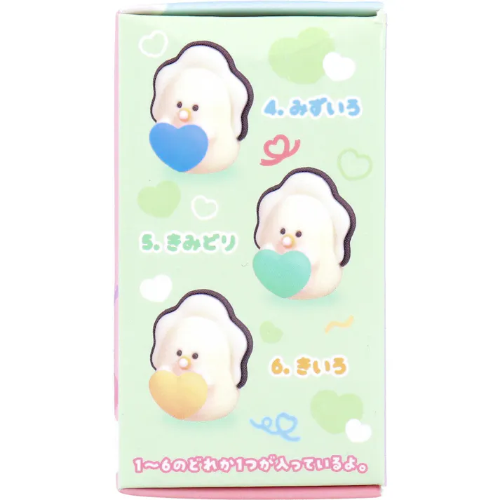 【10点まとめ買い】フィギュア つぶらな瞳のなまがき ちょこんとラバー おしはーと 1個入 × 10点 ちょこんとフチにのるよ。 全6種。 【送料込み】