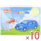 【10点まとめ買い】hacomo kids 乗物シリーズ コンパクトカー ダンボール工作キット × 10点 はさみ不要、のり不要、色ぬりOK! 人にも自然にも優しい段ボール素材から出来た工作キット「hacomo(ハコモ)」です。 【送料込み】