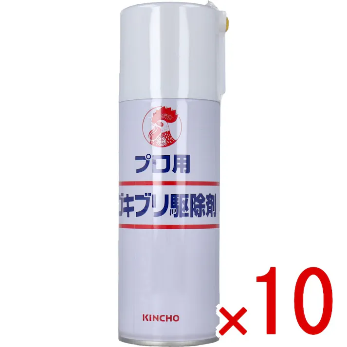 【10点まとめ買い】プロ用 ゴキブリ駆除剤 420mL × 10点 特に速効性に優れています。 安心して使えるピレスロイド系殺虫剤です。 【送料込み】
