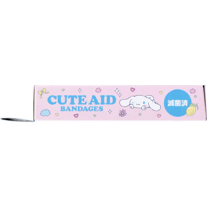 【10点まとめ買い】ワンダフルワールド2 シナモロール CUTE AID ばんそうこう 18枚入 × 10点 デザインは6種類。 6柄×3シート。 【送料込み】