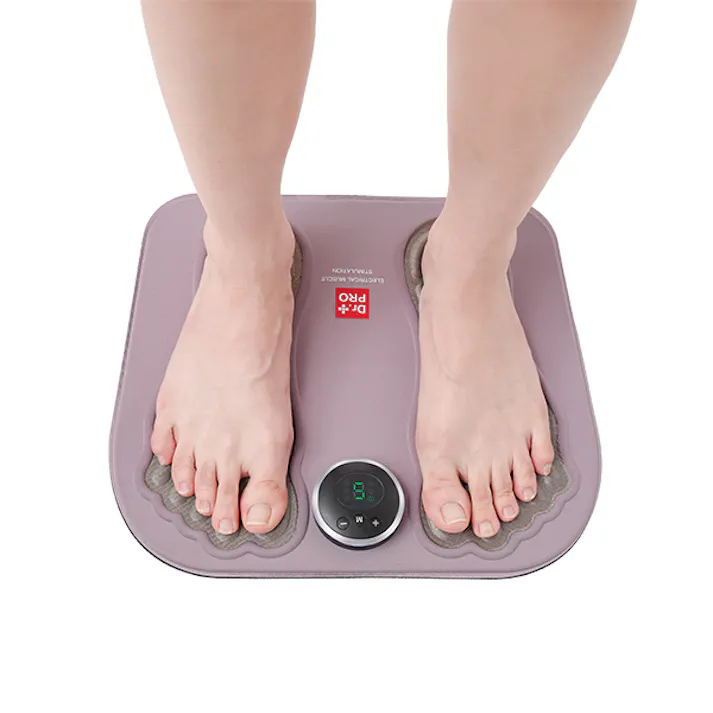 【Dr.PRO EMSフットパッド】 ちあふる EMSフットマット 足裏 ふくらはぎ トレーニング エクササイズ ながら運動 6モード 9段階 20分オートオフ JAN:4571414700733