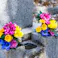 【お墓・仏壇用 お供え花 2束組 30cmタイプ】 ちあふる 仏花 造花 お供え花 仏壇 お墓 花 お供え ペット供養 水やり不要 枯れない花 JAN:4989409107489