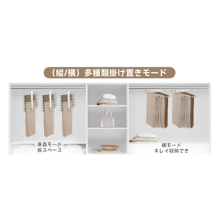 ズボンハンガー パンツハンガー スラックスハンガー ボトムスハンガー 収納 滑らない 省スペース 6段 折りたたみ 縦横両用 ステンレス 多機能 押し入れ収納 360°回転 ネクタイ タオルハンガー 皺防止 組み立て必要なし 移動式バー 幅36cm 2本セット