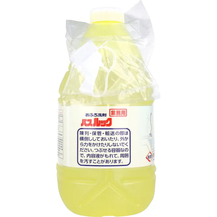 【3点まとめ買い】業務用 おふろ洗剤 バスルック 4L × 3点 皮脂・アカ汚れをズバッと落とす。 しっかり消臭!スッキリおそうじ。 【送料込み】