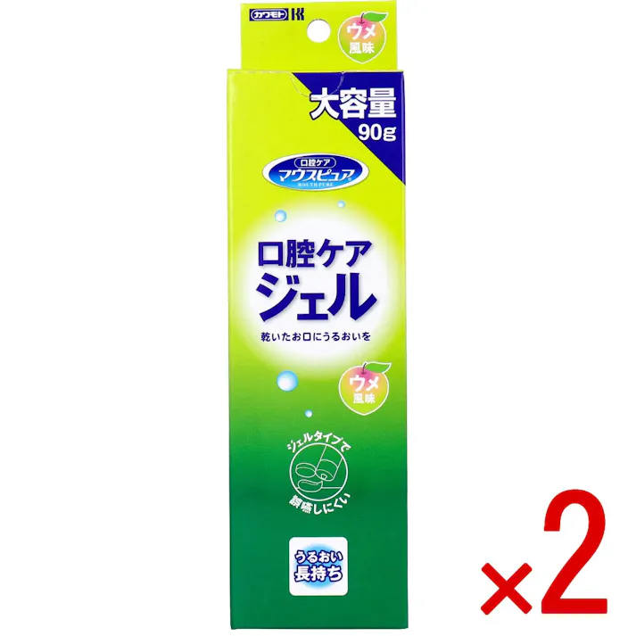 【2点まとめ買い】マウスピュア 口腔ケアジェル ウメ風味 90g × 2点 乾いたお口にうるおいを。 ジェルタイプで誤嚥しにくい。 【送料込み】