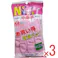 【3点まとめ買い】ナイスハンド ソフティ 中厚手 Mサイズ ピンク 2双パック × 3点 やわらかく手にフィットする中厚手タイプ! 「ナイスハンド中厚手」Mピンクの2双パックです。 【送料込み】