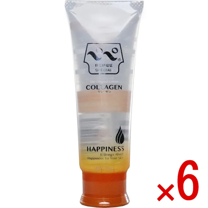 【6点まとめ買い】PEPEE(ペペ) スペシャル コラーゲン マッサージローション 50mL × 6点 その香りが愛を輝かせる・・・ つる×ぷるな使用感、女性に大人気なコラーゲン成分が配合されています。 【送料込み】