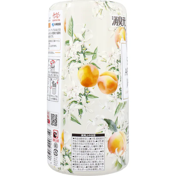 【6点まとめ買い】消臭元 SAVON(サボン) シルキーアプリコットジャスミン 400mL × 6点 洗いたての香り。 「消臭フィルター」が悪臭をキャッチ! 【送料込み】