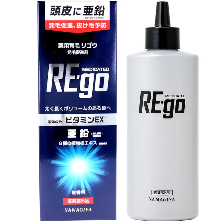 薬用育毛 リゴウ 発毛促進剤 190mL × 1点 亜鉛と6種の植物根エキスが効く 薬用発毛促進剤! 毛根を活性化する 薬効成分ビタミンEX配合! 【送料込み】
