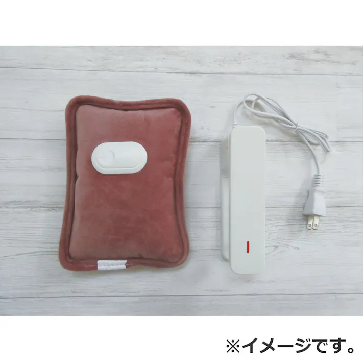 【2点まとめ買い】蓄熱式湯たんぽ mini warmer ミニウォーマー グレー × 2点 なめらか素材で気持ちいい!カバーなしで蓄熱後すぐ使える! 面倒なお湯の交換不要! 【送料込み】