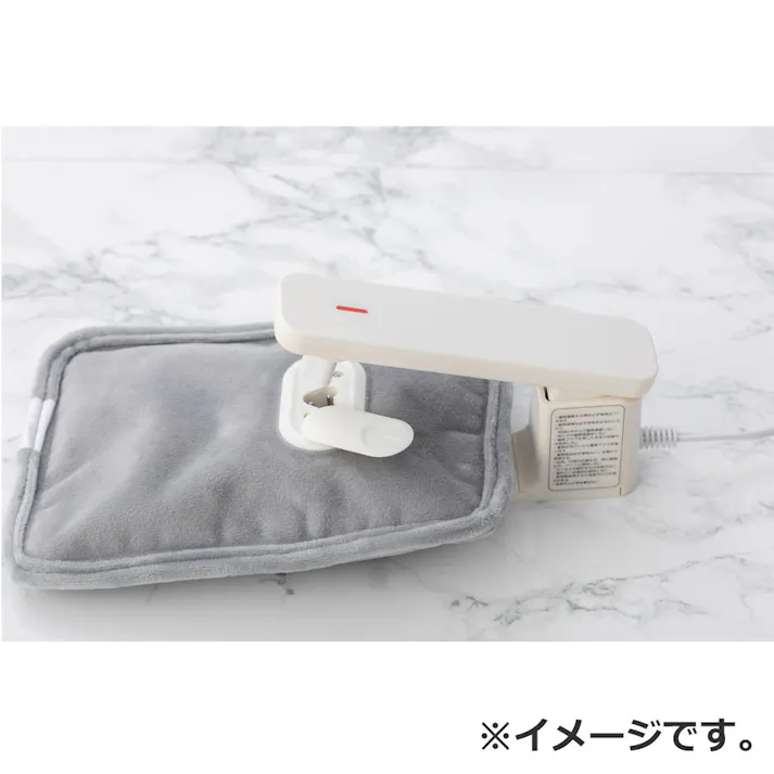 【2点まとめ買い】蓄熱式湯たんぽ mini warmer ミニウォーマー グレー × 2点 なめらか素材で気持ちいい!カバーなしで蓄熱後すぐ使える! 面倒なお湯の交換不要! 【送料込み】