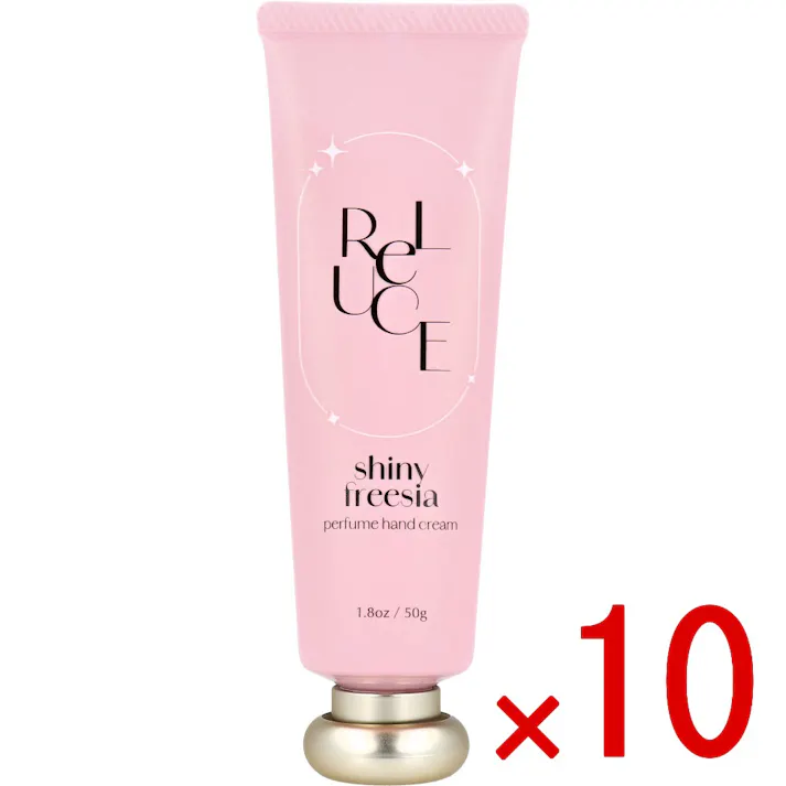 【10点まとめ買い】リルーチェ パフュームハンドクリーム シャイニーフリージア 50g × 10点 きゅんと可憐なあの香り。 透明感(※)輝く手肌へ導く高保湿ハンドクリーム。 【送料込み】