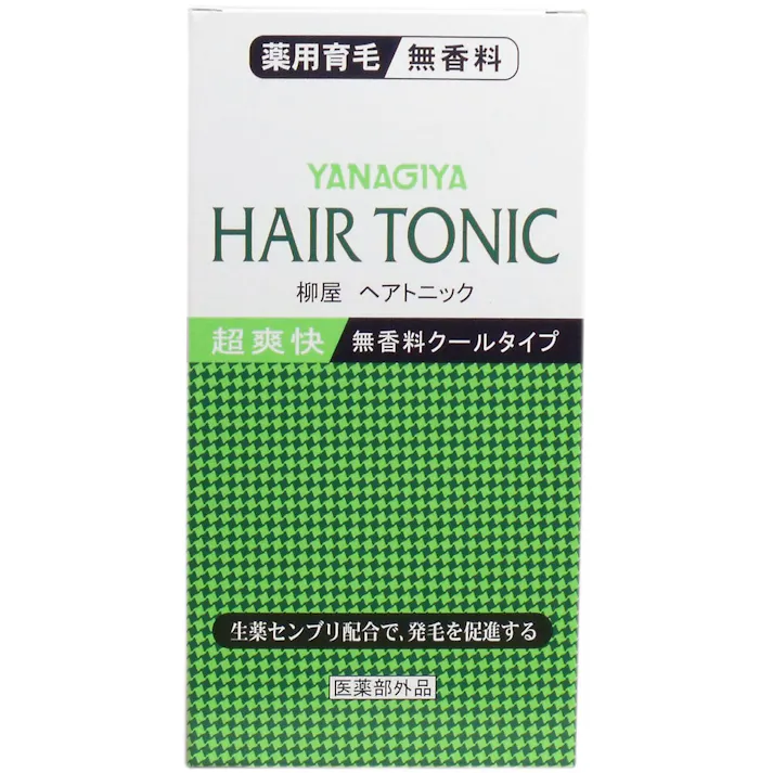 柳屋 ヘアトニック 薬用育毛 <無香料クールタイプ> 240mL × 1点 生薬センブリ配合で、発毛を促進する! 毎日の頭皮のお手入れに、香りが気にならない無香料タイプ! 【送料込み】