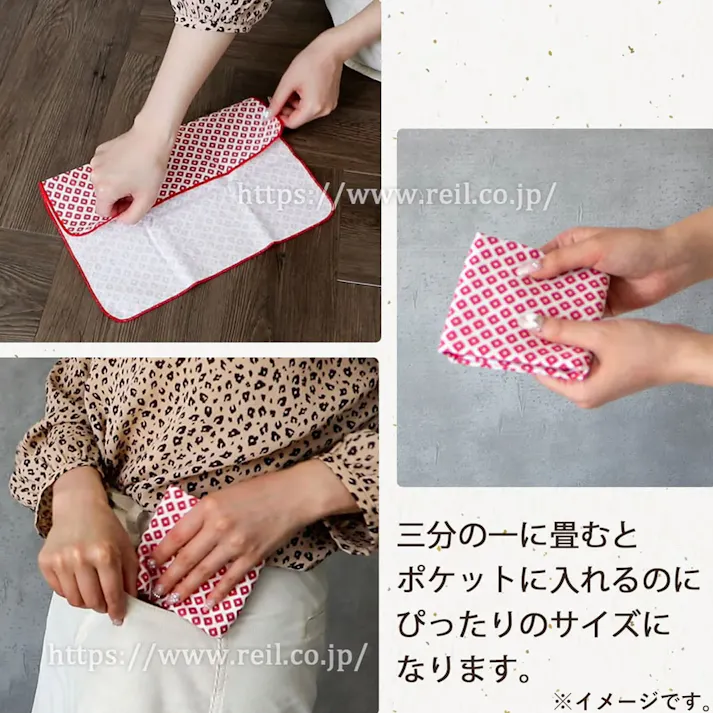 【6点まとめ買い】ジャパニーズスタイル 小紋 やわらかガーゼのハンカチ いちまつ 約30×30cm JS-4138 1枚入 × 6点 ガーゼのやわらかさ、パイルのやさしさ。 ごく細い糸を使って、薄くて軽くて乾きが早いハンカチを作りました。 【送料込み】