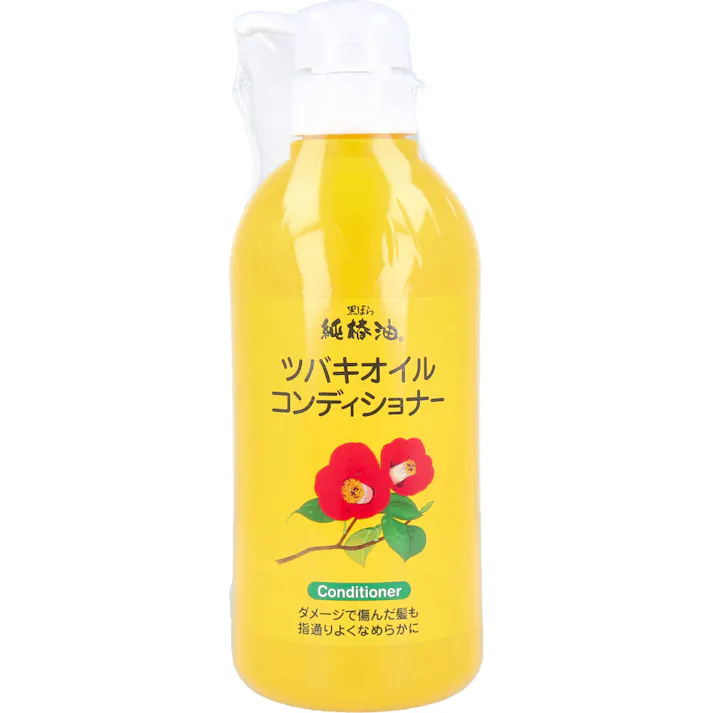 純椿油 ツバキオイル コンディショナー 500mL × 1点 ダメージで傷んだ髪も指通りよくなめらかに。 カラーリングやパーマなどで傷んだ髪に。 【送料込み】