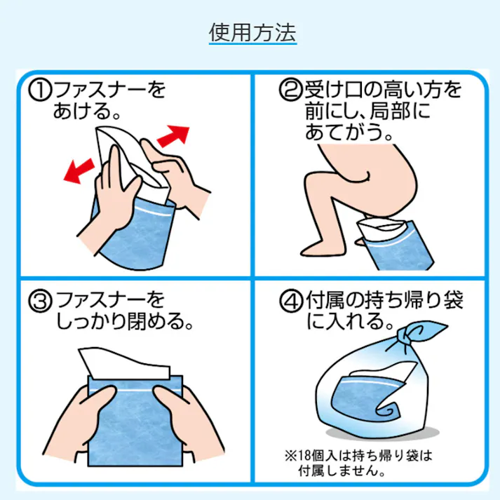 【3点まとめ買い】携帯ミニトイレ プルプル 2LPA-100 2個入 × 3点 オシッコを素早く固めニオイを包む!! 車の中、寝床、外出、持っててよかった!! 【送料込み】