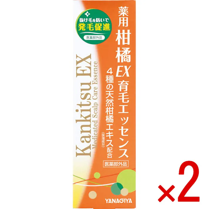 【2点まとめ買い】薬用柑橘EX 育毛エッセンス 180mL × 2点 4種の天然柑橘エキス(保湿成分)が頭皮環境を整える育毛剤。 天然柑橘エキス(保湿成分)が頭皮を保湿・柔軟にし、健やかな頭皮環境に整えます。 【送料込み】