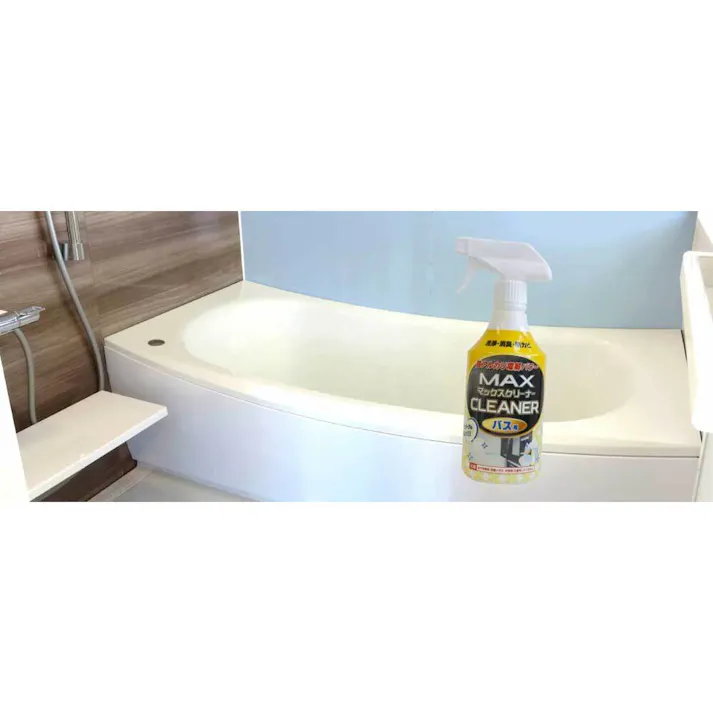 【2点まとめ買い】マックスクリーナー バスルーム用 380mL × 2点 強アルカリ電解水パワーで、ピンク・黒カビ・水アカを浮かせてしっかり包み込む! 頑固な汚れにコレ1本。洗浄・消臭・防カビに。 【送料込み】