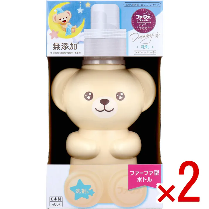 【2点まとめ買い】ファーファストーリー ドリーミー 洗たく用洗剤 超コンパクトタイプ アロマティックフラワーの香り 400g × 2点 赤ちゃんとあなたにやすらぎを。 香料会社と共同開発した、やすらぎを実感できる(※)香り。 【送料込み】