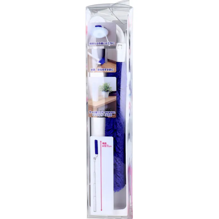 【10点まとめ買い】激落ちくん くり返し使えるホコリ取り トレループ ハンディ 伸縮 ケース付 1セット × 10点 ケースに通すだけ。いつでもモップキレイ! 溜まったホコリはまとめてポイ! 【送料込み】