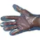 【6点まとめ買い】【業務用】型押しエンボスグローブ(食品加工用ポリエチ手袋) ブルー Mサイズ 200枚入 × 6点 200枚入の超お買い得タイプの手袋! 【送料込み】