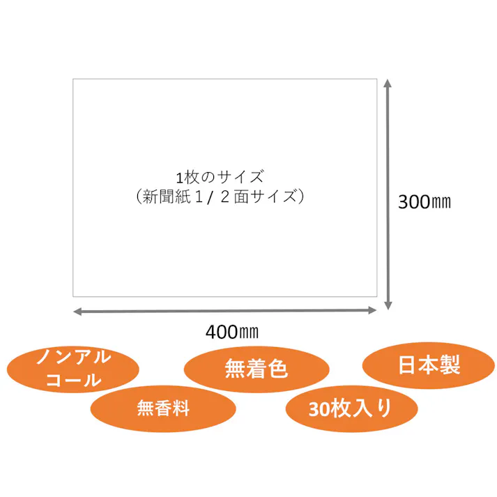 【6点まとめ買い】ハビナース からださわやか清拭タオル 30枚入 × 6点 1枚で全身を拭ける特大サイズ! 入浴出来ない時に手軽にお肌の汚れを落とす、ウェットティッシュです! 【送料込み】
