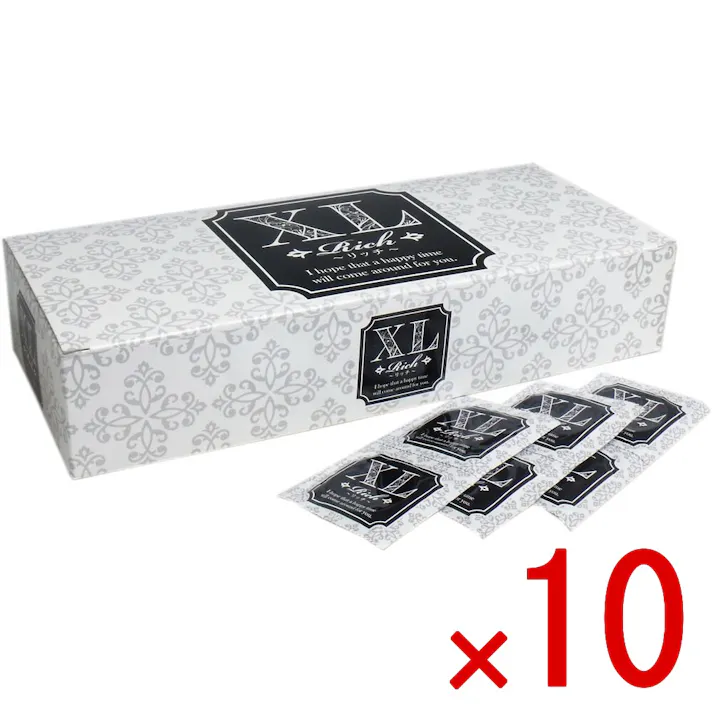 【10点まとめ買い】業務用コンドーム リッチ XLサイズ 144個入 × 10点 業務用XLサイズコンドーム! お得な144個入! 【送料込み】
