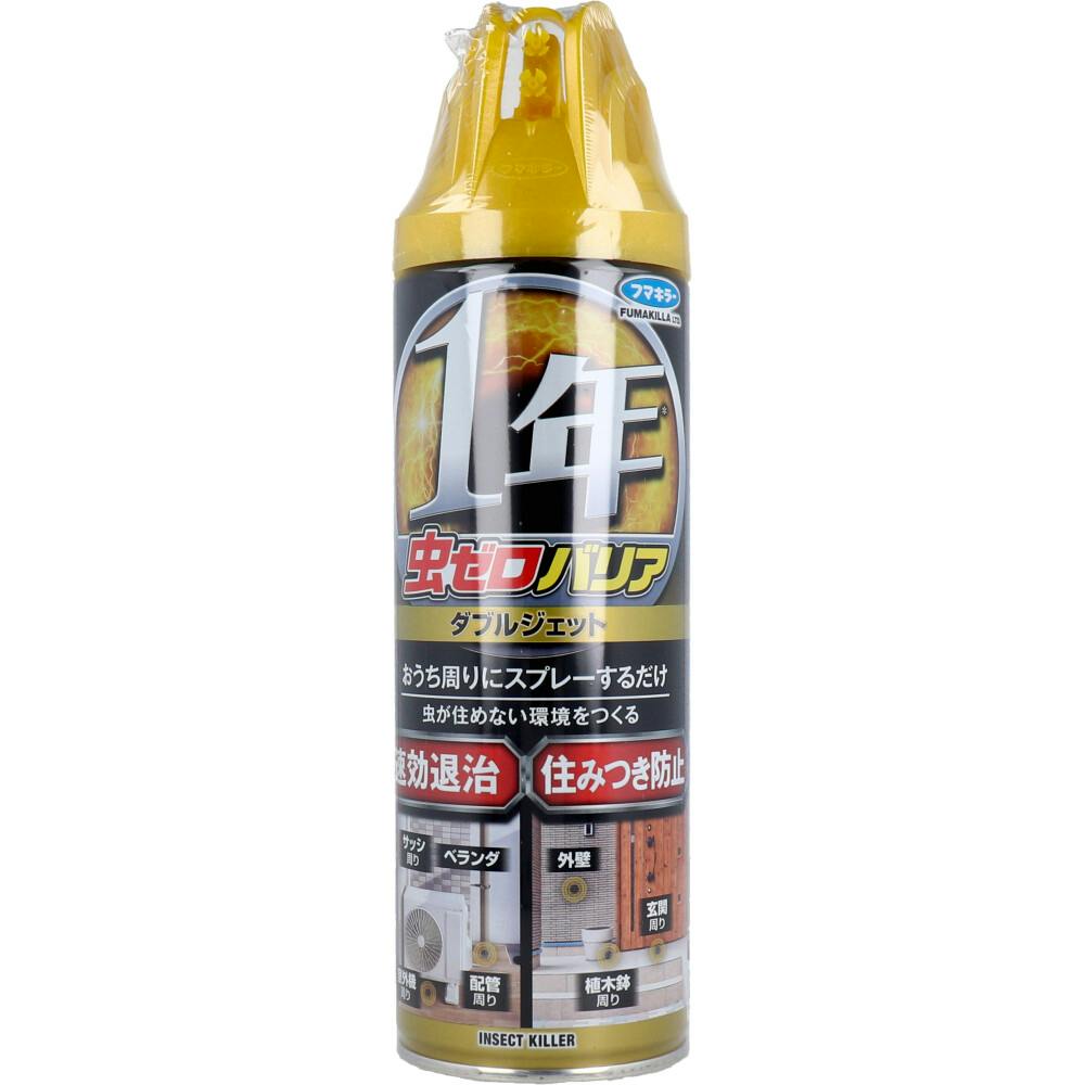 虫ゼロバリア ダブルジェット 屋外専用 無香料 450mL × 1点 おうち周り