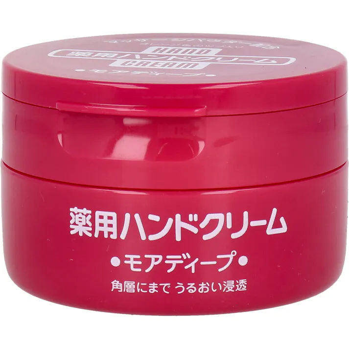 薬用ハンドクリーム モアディープ ジャー 100g × 1点 マッサージパウダー配合! 角層にまでうるおい浸透! 【送料込み】