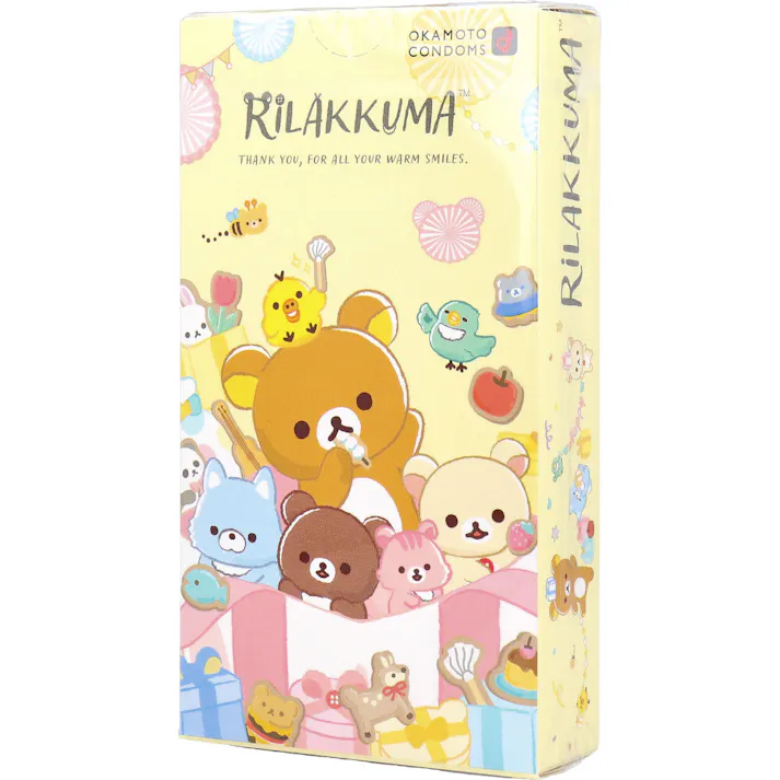 【2点まとめ買い】リラックマ コンドーム たっぷりゼリー 10個入 × 2点 どの柄が出るかはお楽しみ♪ 柄は全20種類! 【送料込み】