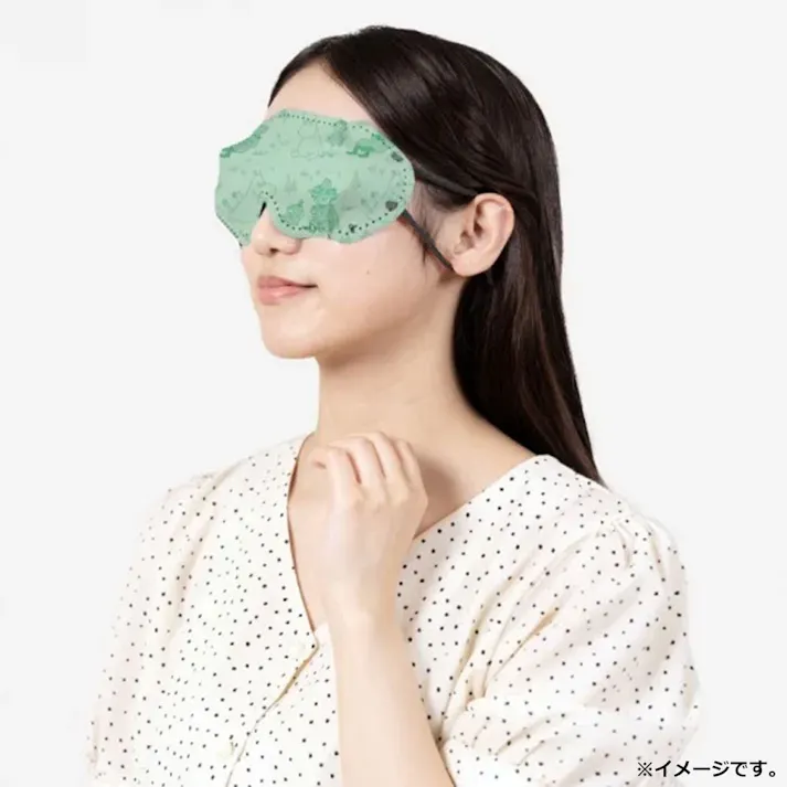 【3点まとめ買い】ひとみの休息 ムーミン 3D不織布アイマスク ポーチ付 3枚入 × 3点 立体形状でひとみに圧迫感のない付け心地。 旅するムーミンの仲間たち!着けるのが楽しみになるかわいさ。 【送料込み】