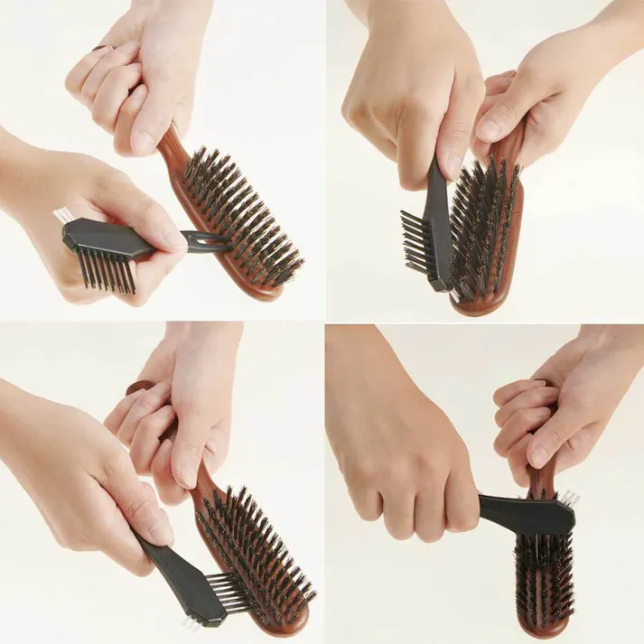 【3点まとめ買い】ヘアブラシクリーナープロ BCP-450 × 3点 ヘアブラシに溜まった汚れや髪を取り除く。 2種類のブラシ毛とピックでヘアブラシについた髪や汚れをすみずみまで取り除きます。 【送料込み】