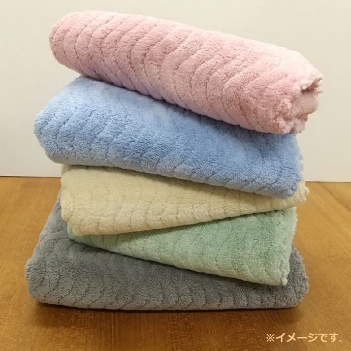 【2点まとめ買い】フワモコマルシェ 吸水美神 キュウスイビジン 全身タオル 約55×120cm グリーン 1枚入 × 2点 美人髪を育てましょう。ドライヤー時間を短縮!「整う」髪へ。 もこもこ吸水マイクロファイバーでマルシェろう! 【送料込み】