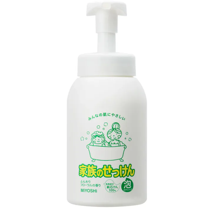 家族のせっけん 泡ボディソープ × 1点 みんなの肌にやさしい♪ 天然素材から生まれたやわらか泡♪ 【送料込み】