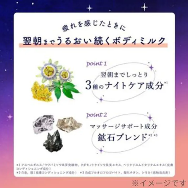 【2点まとめ買い】リナイト ボディミルク 380mL × 2点 疲れを感じる体に 睡眠中の深層保湿。 おやすみ前の冷えた体に。 【送料込み】