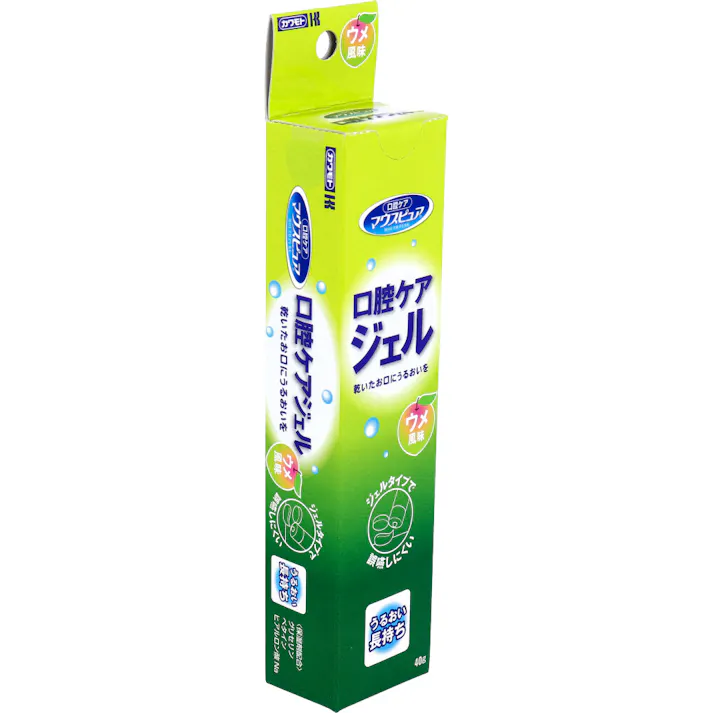 【3点まとめ買い】マウスピュア 口腔ケアジェル ウメ風味 40g入 × 3点 乾いたお口にうるおいを。 ジェルタイプで誤嚥しにくい。 【送料込み】