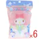 【6点まとめ買い】サンリオキャラクターズ ボディスポンジ マイメロディ 1個入 × 6点 お肌にやさしいやわらかいスポンジ♪ かわいいキャラたちと楽しいバスタイム♪ 【送料込み】
