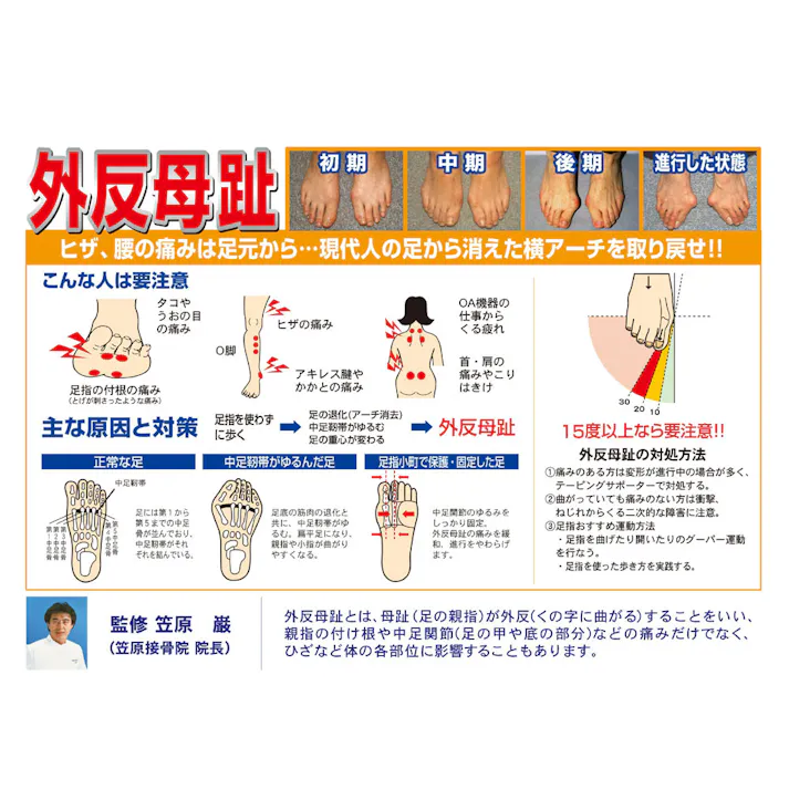 【10点まとめ買い】歩行らくらくサポーター 外反母趾・内反小指ハードタイプ フリーサイズ左右兼用 1枚入 × 10点 ストップ!ザ・外反母趾! 現代人の足から消えた横アーチを取り戻せ! 【送料込み】