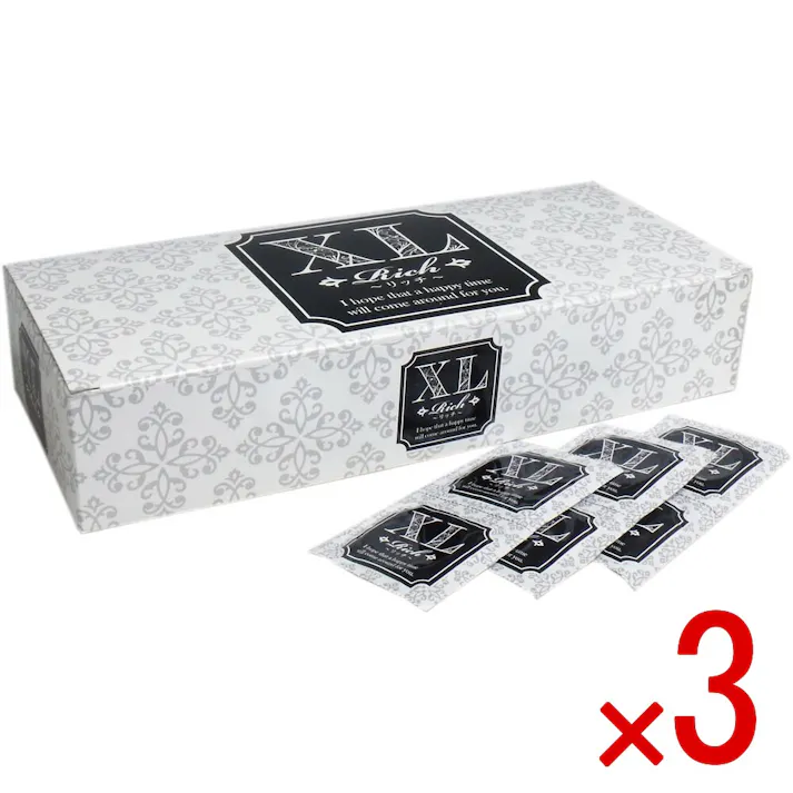 【3点まとめ買い】業務用コンドーム リッチ XLサイズ 144個入 × 3点 業務用XLサイズコンドーム! お得な144個入! 【送料込み】