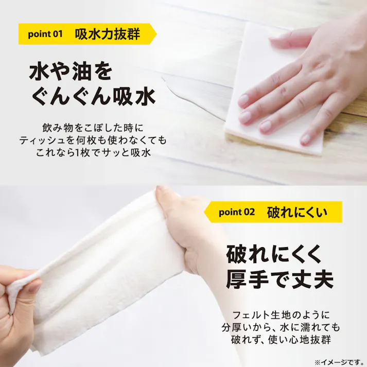 【3点まとめ買い】Plus UP KITCHEN 極厚バンブータオル 約22×22cm 20枚入 × 3点 くり返して使えて、ぎゅーっとしぼれる。 超吸水&超厚手だから使い方いろいろ。 【送料込み】