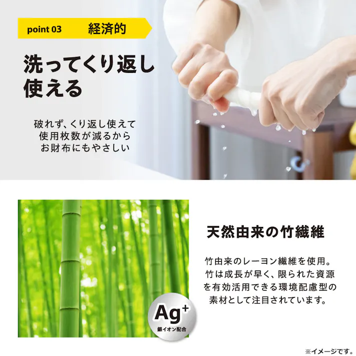 【3点まとめ買い】Plus UP KITCHEN 極厚バンブータオル 約22×22cm 20枚入 × 3点 くり返して使えて、ぎゅーっとしぼれる。 超吸水&超厚手だから使い方いろいろ。 【送料込み】