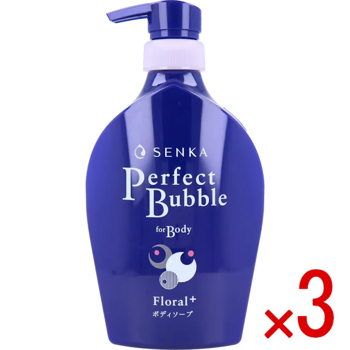 【3点まとめ買い】専科 パーフェクトバブル フォーボディ フローラルプラス f 500mL × 3点 豊かな泡で洗って、うるおいを奪わず 日中も不快な匂いが気にならない身体へ洗い上げるボディ洗浄料 ボディソープ 【送料込み】