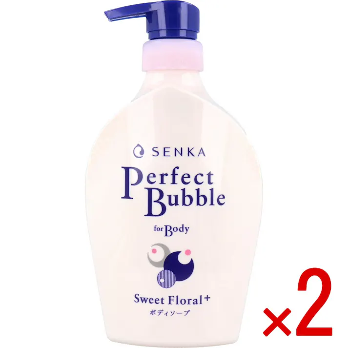 【2点まとめ買い】専科 パーフェクトバブル フォーボディ スウィートフローラル f 500mL × 2点 豊かな泡で洗って、うるおいを奪わず 日中も不快な匂いが気にならない身体へ洗い上げるボディ洗浄料 ボディソープ 【送料込み】