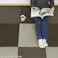 【ケース単位】サンゲツ タイルカーペット ZX 無地柄 1ケース 20枚入 50×50cm 50cm角 正方形 防炎 制電 ペット 無地 パネルカーペット ZX-1448 ZX1448 グレー