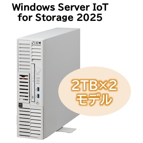 iStorage NS100Tm (Pentium Gold G7400/16GB/HDD・4TB/Windows Server IoT 2